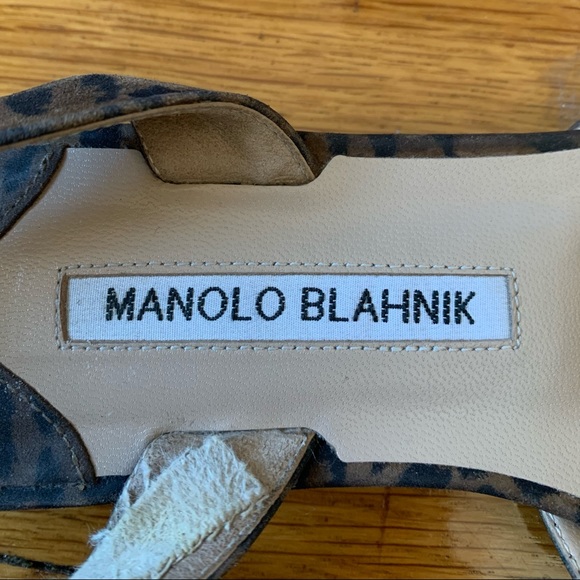 Manolo Blahnik leopard flats - Picture 2 of 7